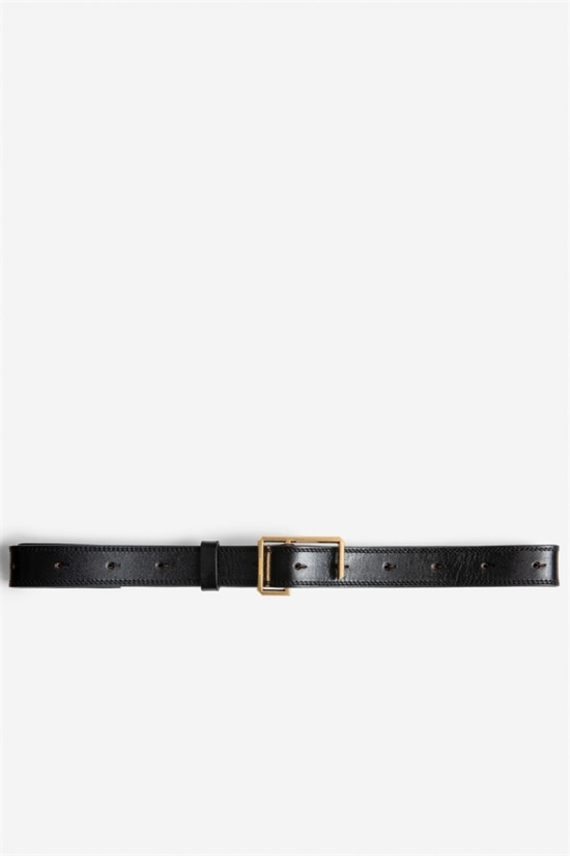 Zadig And Voltaire La Cecilia Obsession Belt Black | ZV-255833