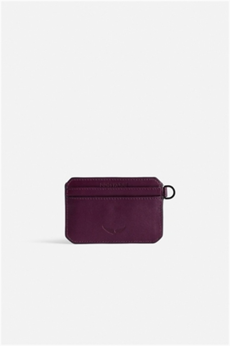 Zadig And Voltaire Le Cecilia Pass Card Holder Beyond | ZV-255942