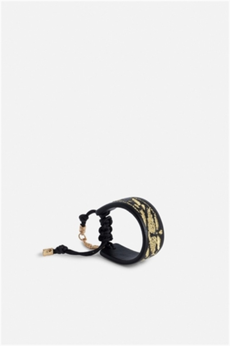 Zadig And Voltaire Lenny Bracelet Black Gold | ZV-255901