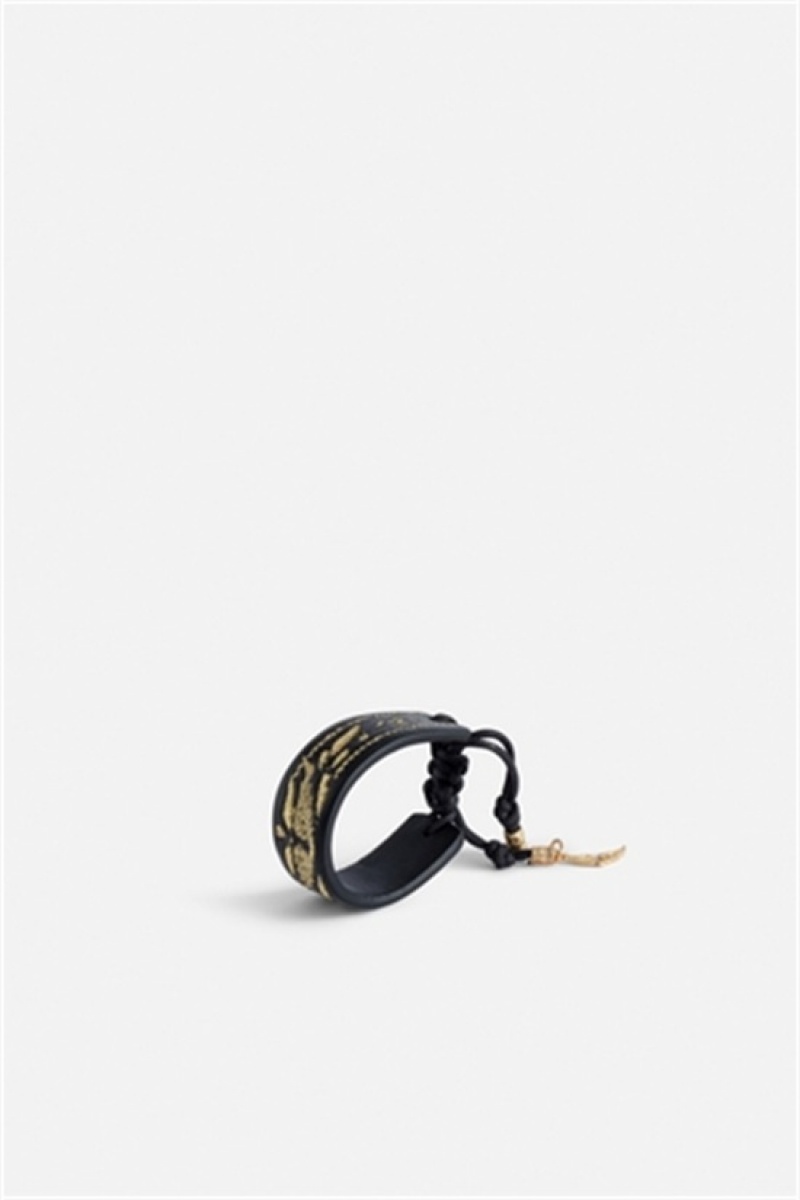 Zadig And Voltaire Lenny Bracelet Black Gold | ZV-255901