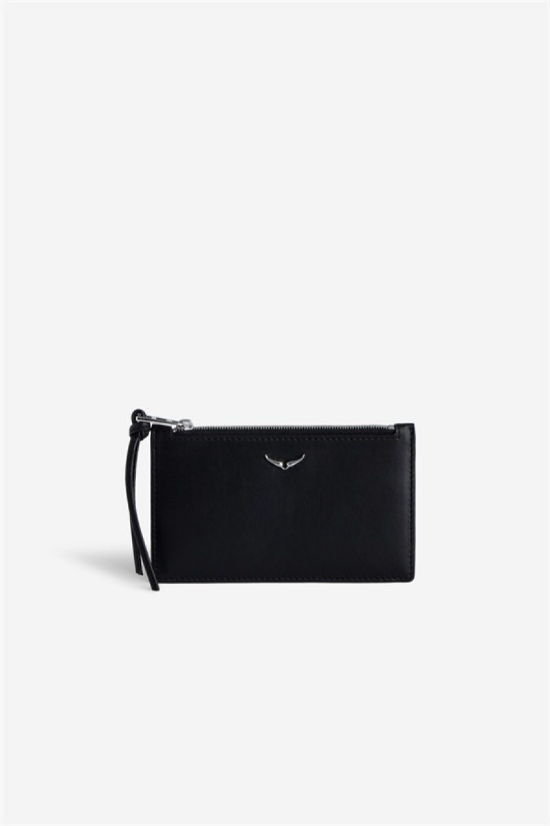 Zadig And Voltaire Long Eternal Coin Wallet Black | ZV-255912