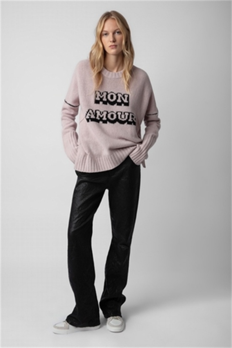 Zadig And Voltaire Malta Mon Amour Sweater Primerose | ZV-256450