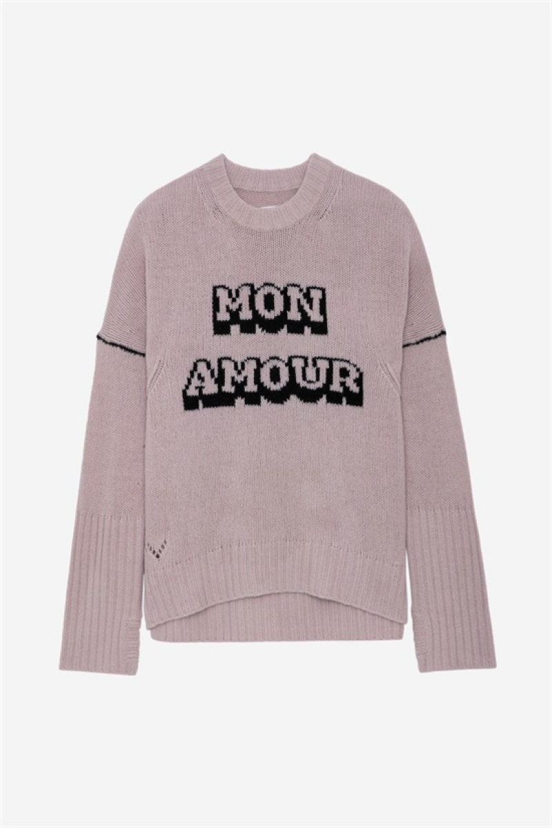 Zadig And Voltaire Malta Mon Amour Sweater Primerose | ZV-256450