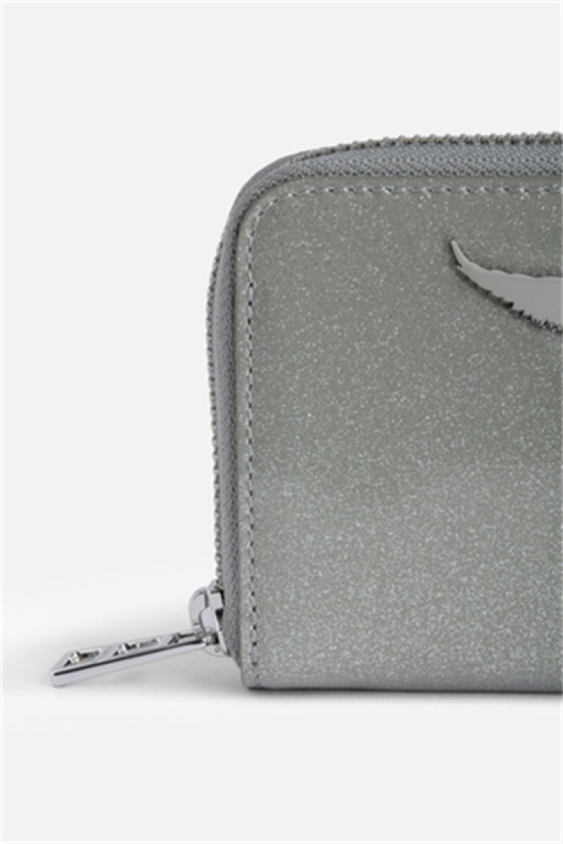 Zadig And Voltaire Mini Infinity Wallet Silver | ZV-255936