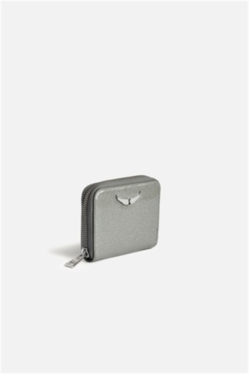 Zadig And Voltaire Mini Infinity Wallet Silver | ZV-255936