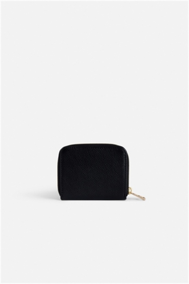 Zadig And Voltaire Mini Wallet Black Gold | ZV-255938