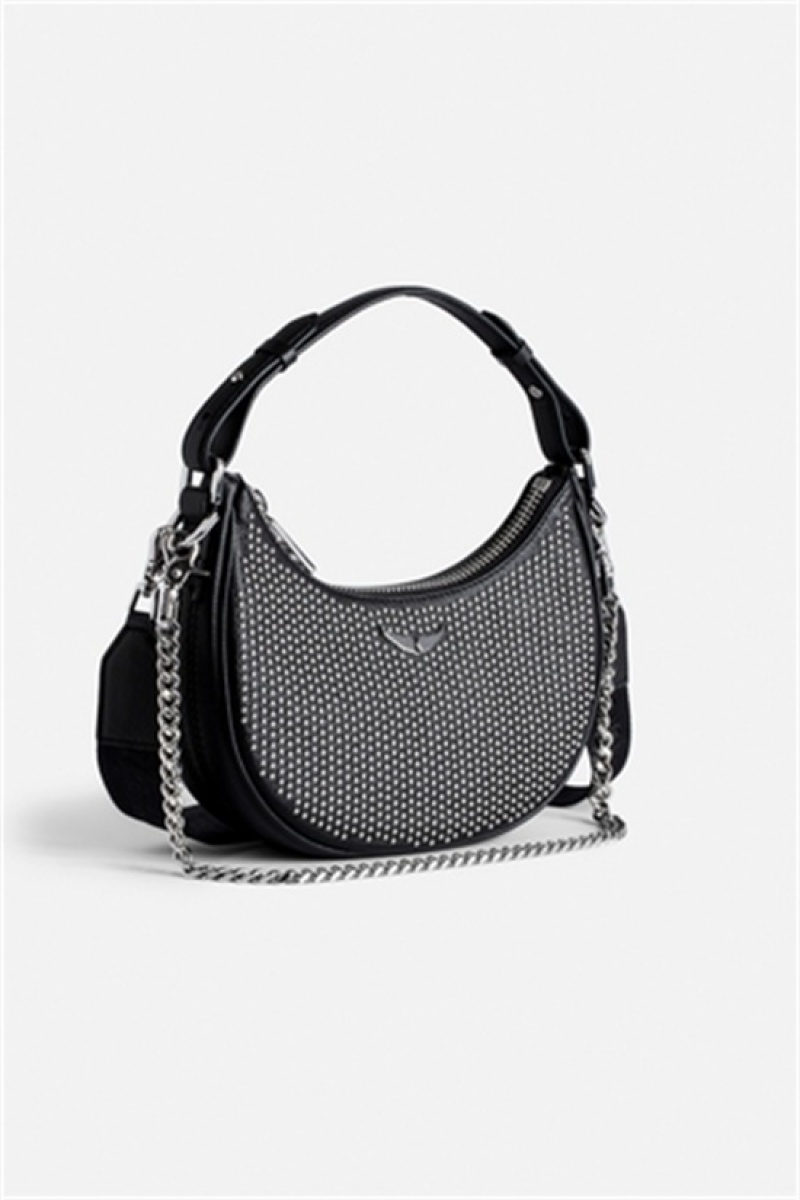 Zadig And Voltaire Moonrock Dotted Bag Black | ZV-256051