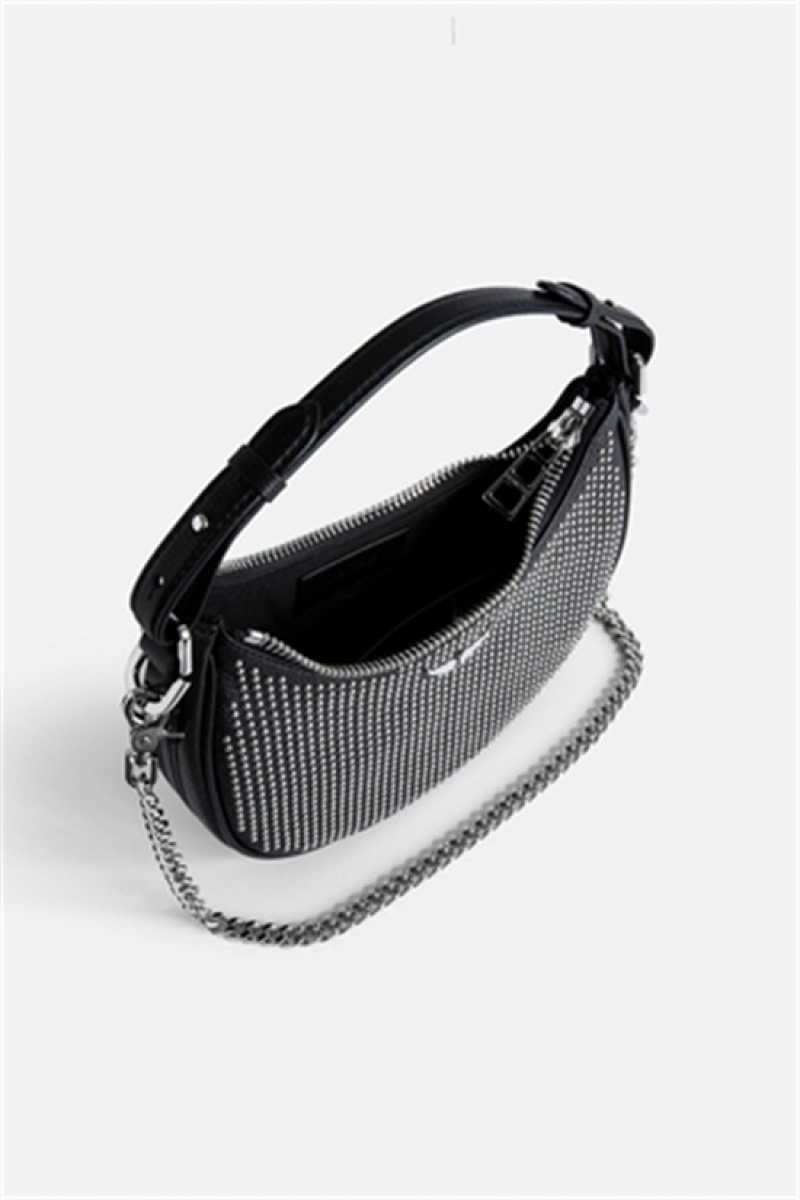 Zadig And Voltaire Moonrock Dotted Bag Black | ZV-256051