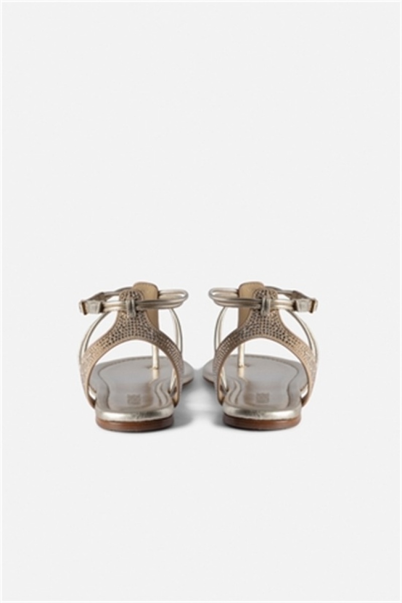 Zadig And Voltaire Moonstar Sandals Gold | ZV-255788