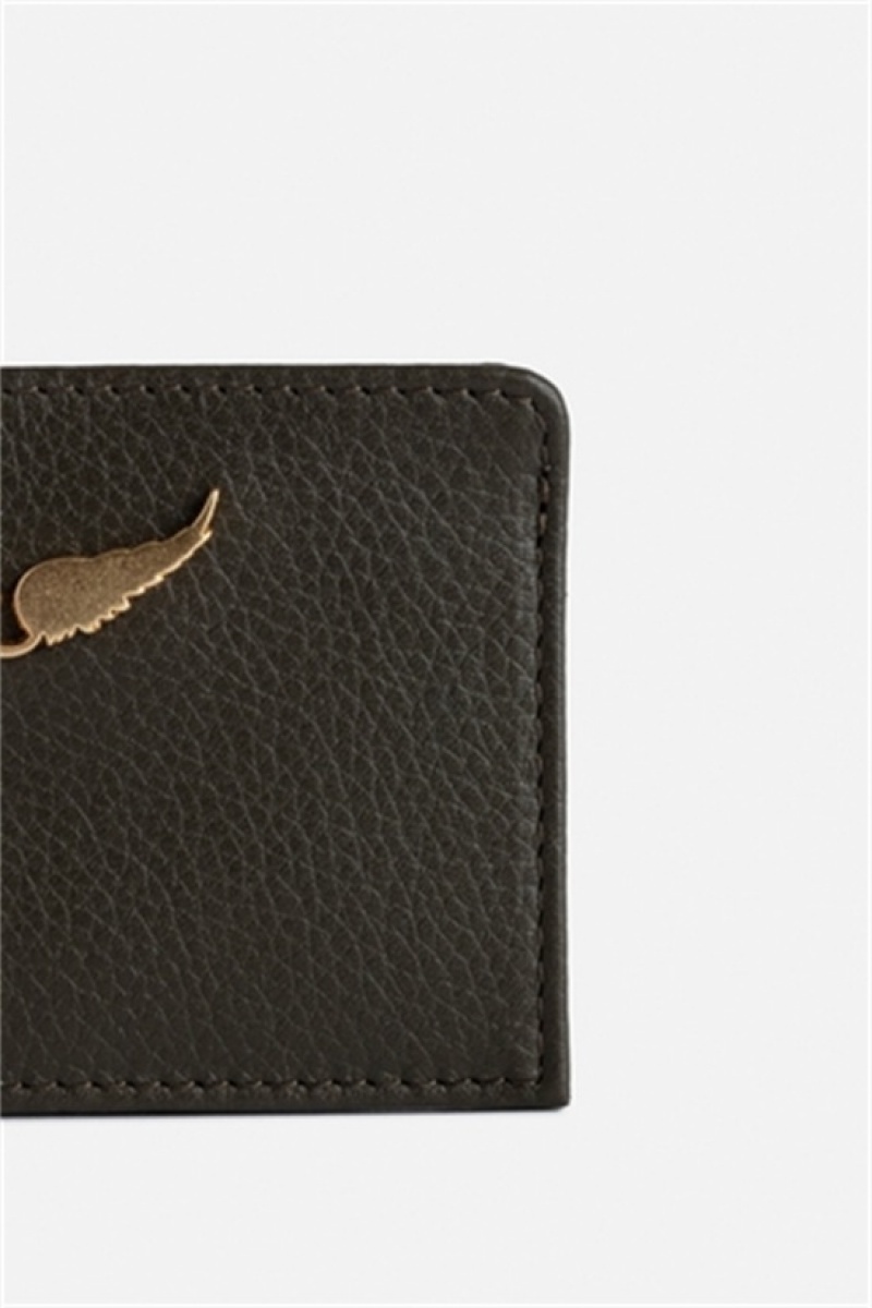 Zadig And Voltaire Pass Card Holder Military | ZV-255945