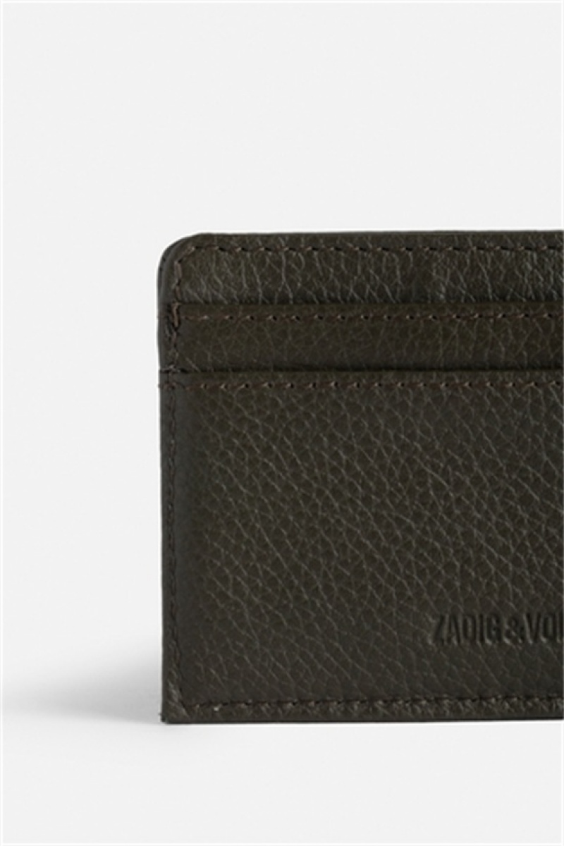 Zadig And Voltaire Pass Card Holder Military | ZV-255945