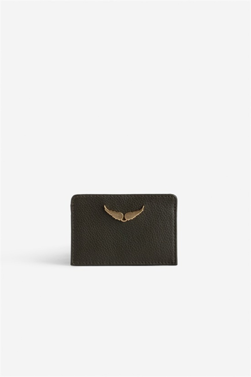 Zadig And Voltaire Pass Card Holder Military | ZV-255945