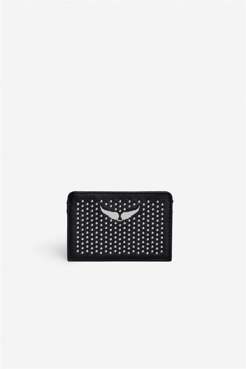 Zadig And Voltaire Pass Plumetis Wallet Black | ZV-255948