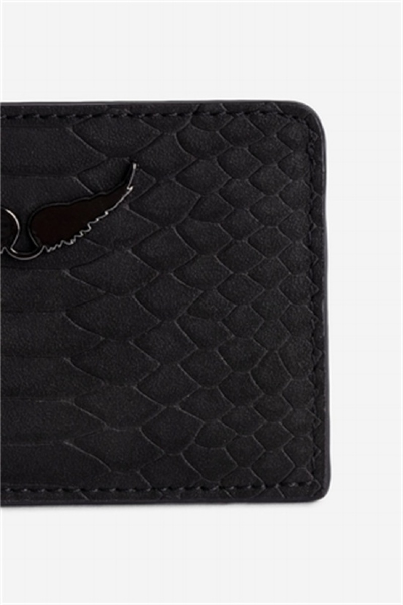 Zadig And Voltaire Pass Soft Wallet Black | ZV-255952