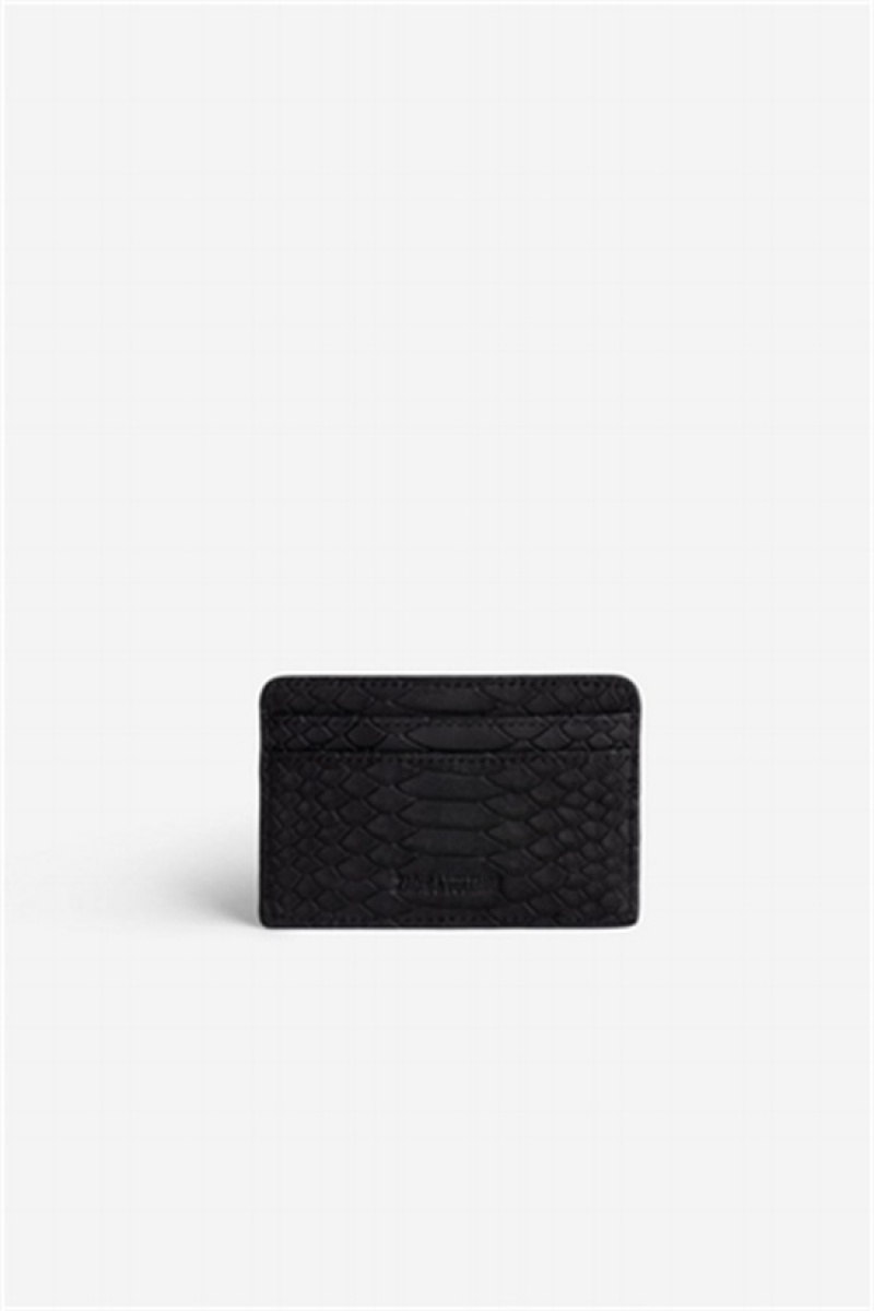 Zadig And Voltaire Pass Soft Wallet Black | ZV-255952