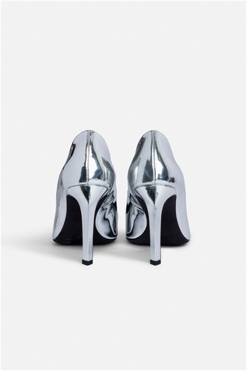 Zadig And Voltaire Perfect Court Shoes Silver | ZV-255779