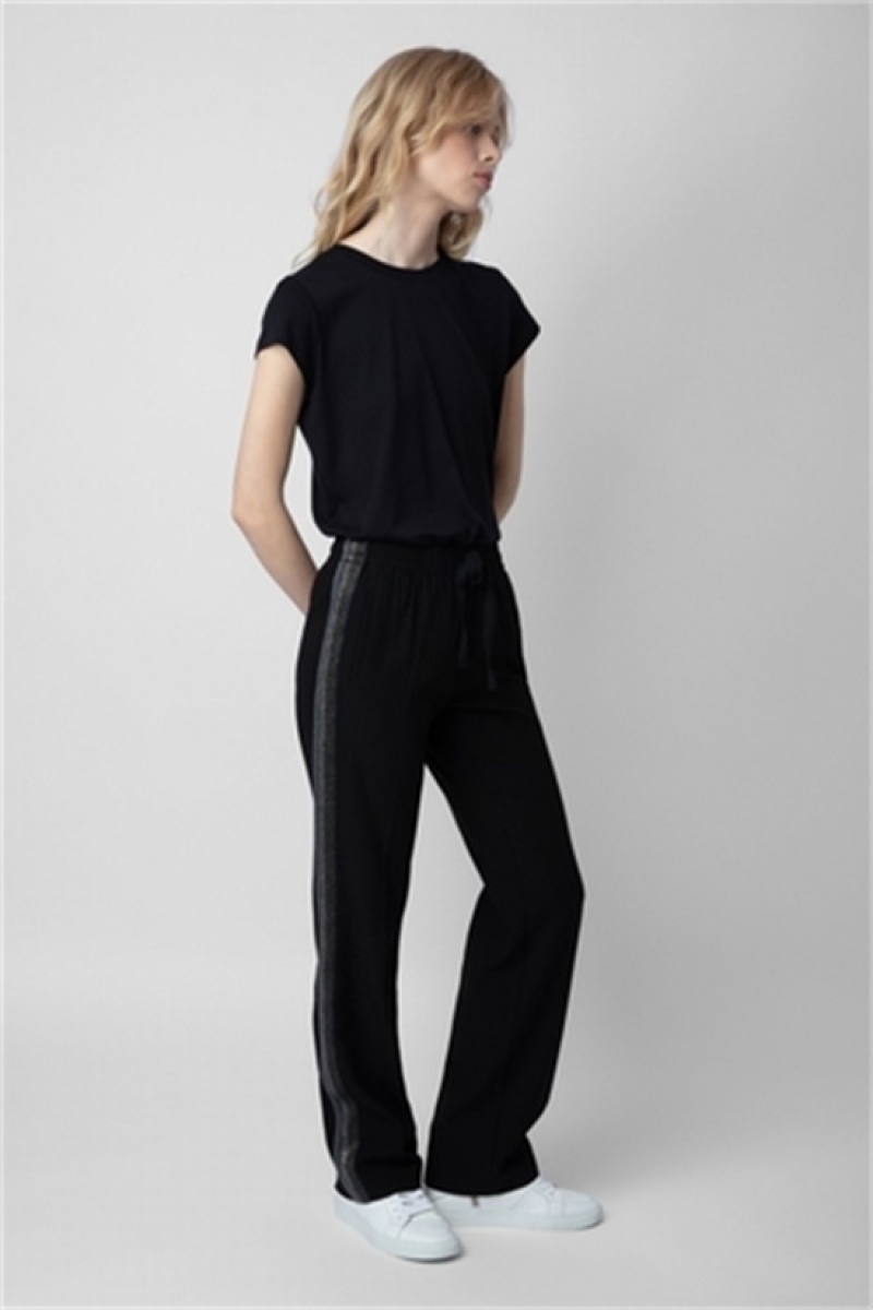 Zadig And Voltaire Pomy Pants Black | ZV-256242