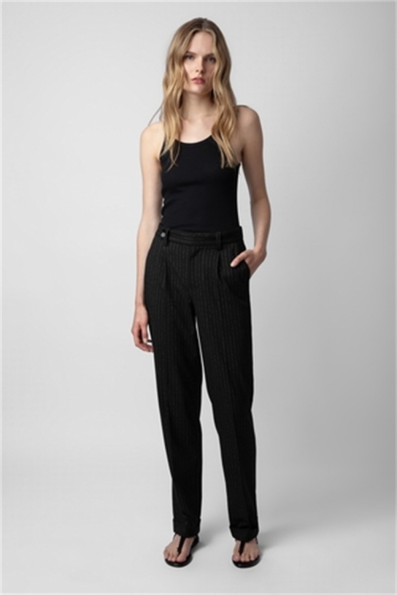 Zadig And Voltaire Pura Pants Black | ZV-256227