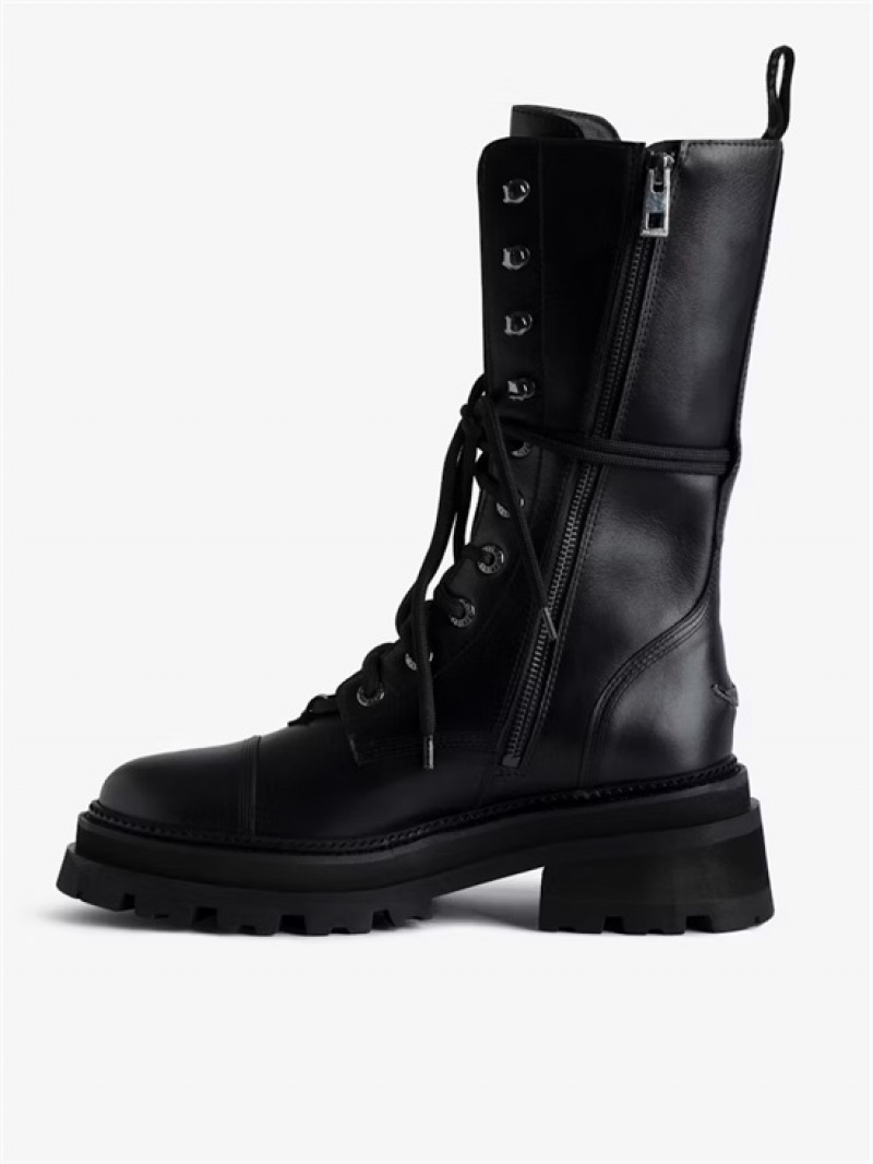 Zadig And Voltaire Ride High Ankle Boots Black | ZV-255658