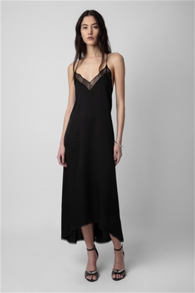 Zadig And Voltaire Risty Dress Black | ZV-256407