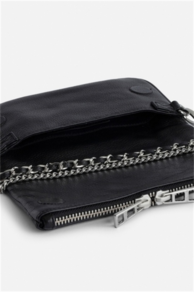 Zadig And Voltaire Rock Nano Bag Black | ZV-256184