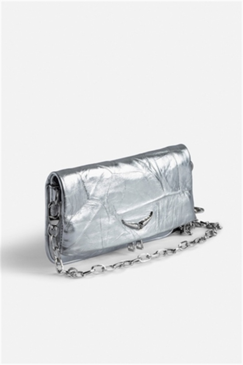 Zadig And Voltaire Rock Nano Eternal Bag Silver | ZV-256081