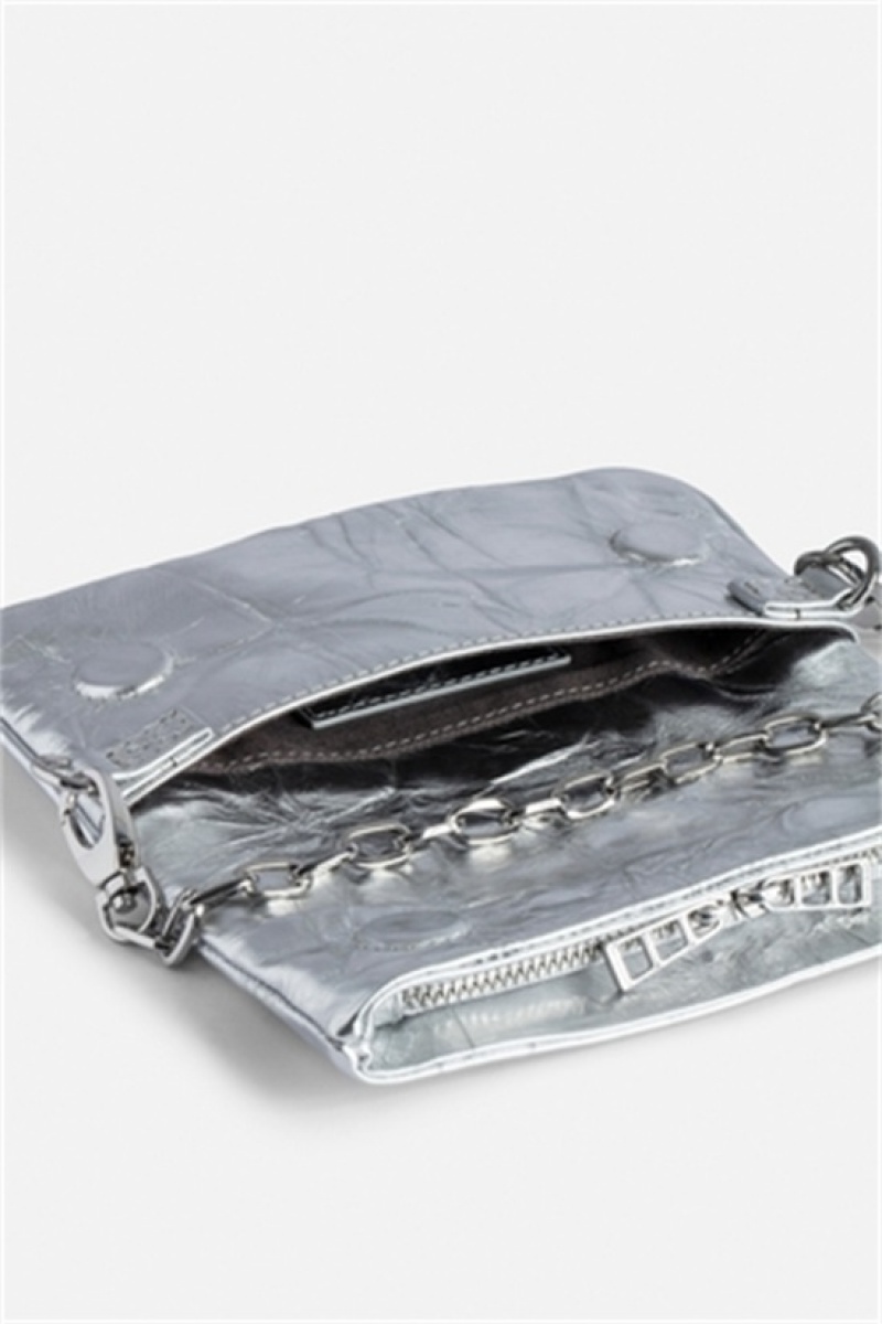 Zadig And Voltaire Rock Nano Eternal Bag Silver | ZV-256081