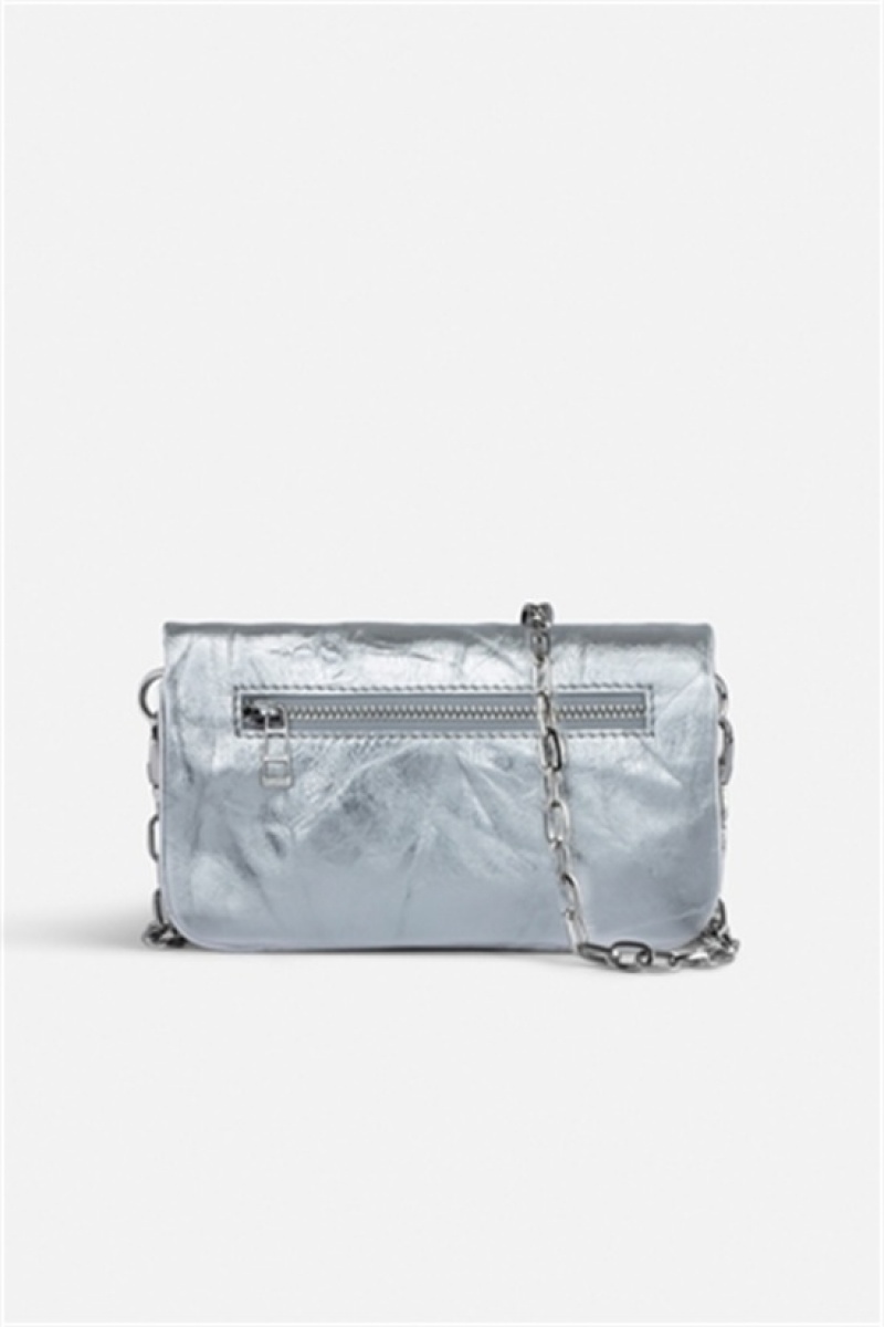 Zadig And Voltaire Rock Nano Eternal Bag Silver | ZV-256081