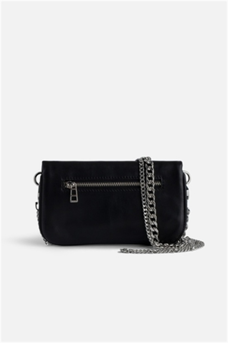 Zadig And Voltaire Rock Nano Lucky Charms Bag Black | ZV-256190