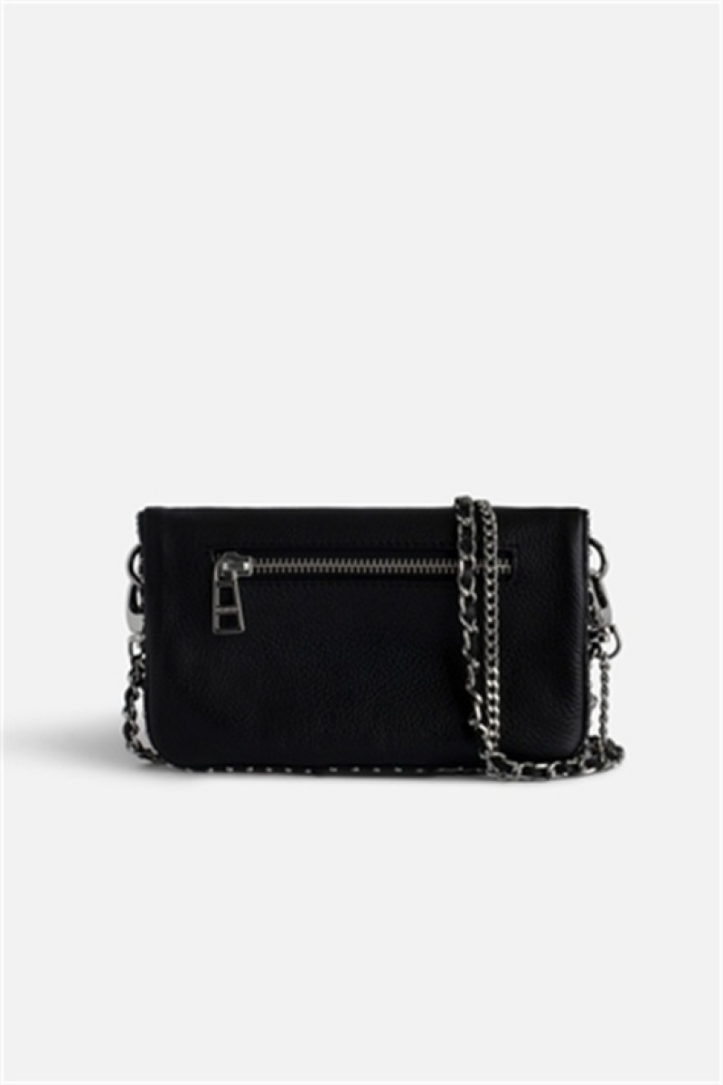 Zadig And Voltaire Rock Nano Studs Bag Black | ZV-256183