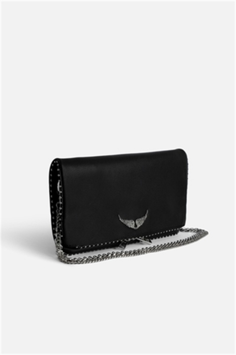 Zadig And Voltaire Rock Studs Bag Black | ZV-256173