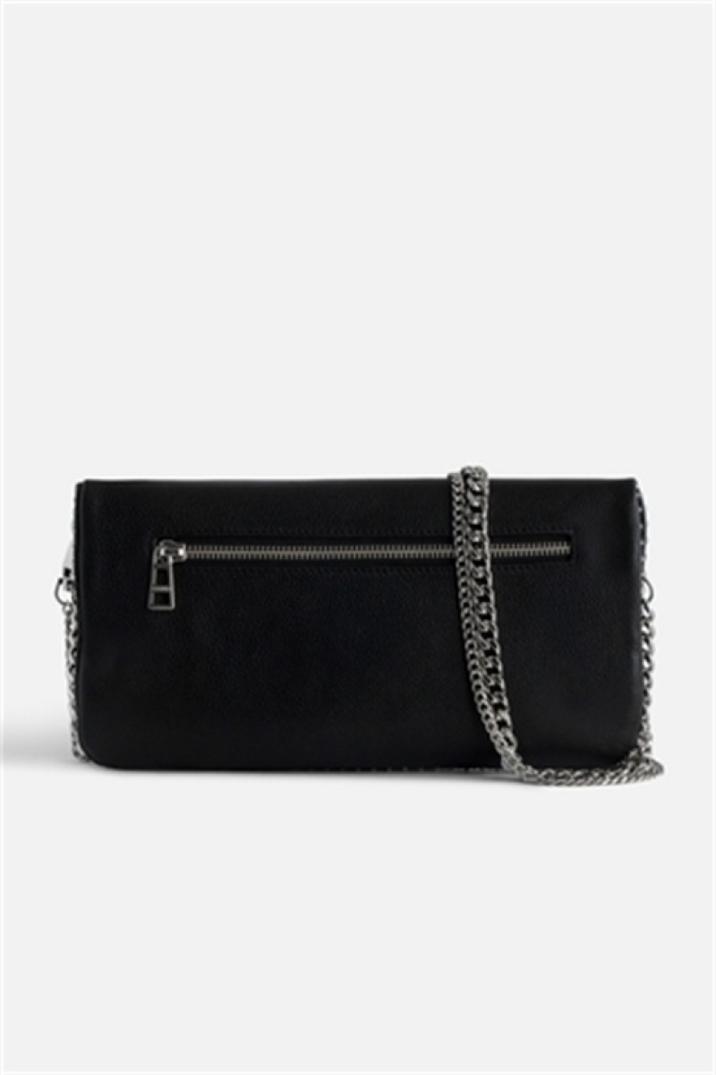 Zadig And Voltaire Rock Studs Bag Black | ZV-256173