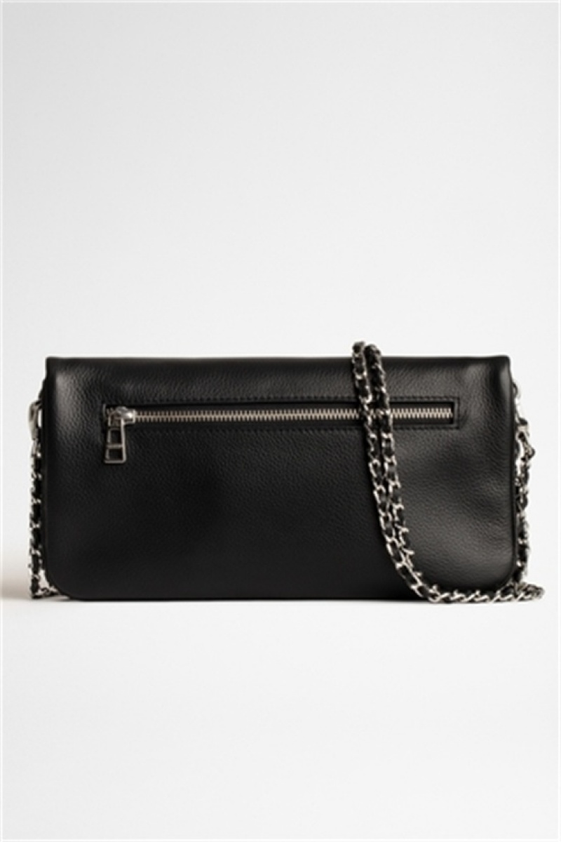 Zadig And Voltaire Rock Swing Your Wings Bag Black | ZV-256180