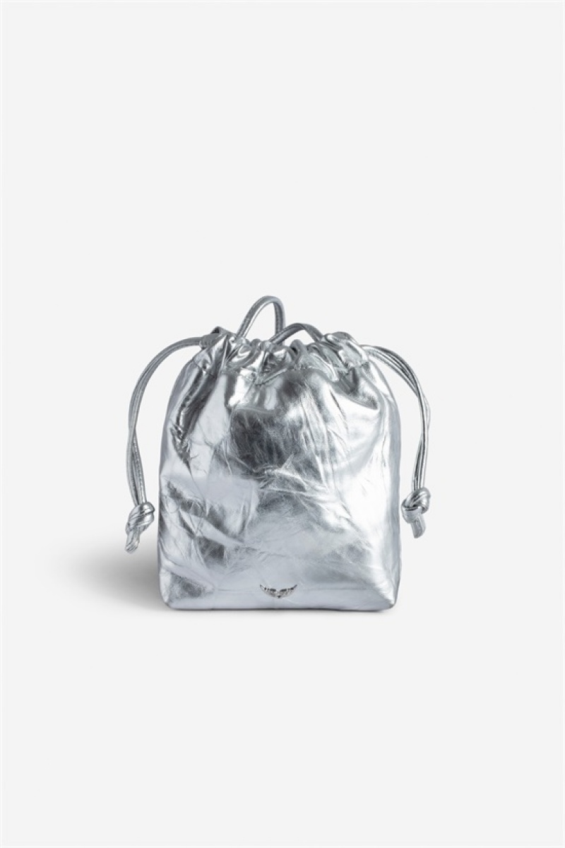 Zadig And Voltaire Rock To Go Bag Silver | ZV-256080