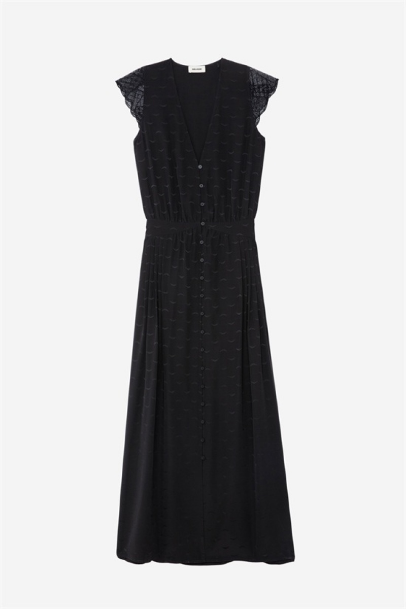 Zadig And Voltaire Rolanys Dress Black | ZV-256401