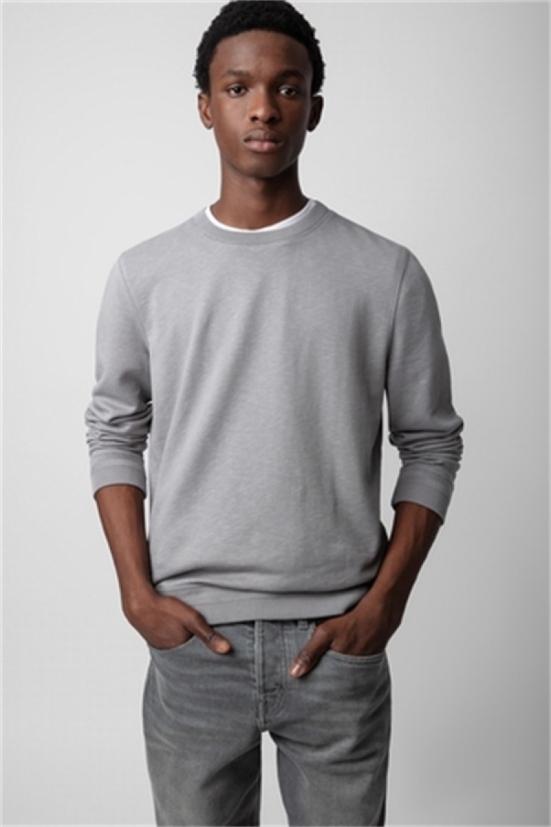 Zadig And Voltaire Stony Sweatshirt Iron | ZV-255743