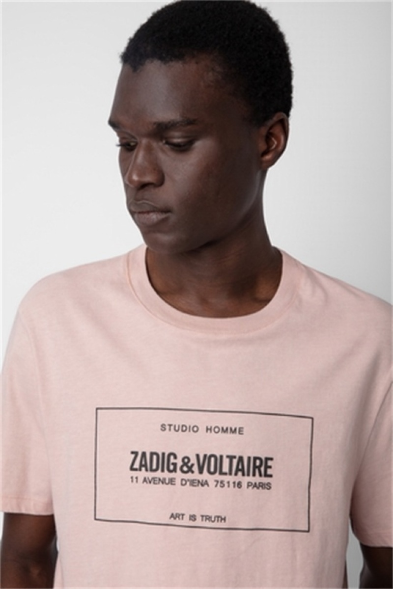 Zadig And Voltaire Ted T-shirt Primerose | ZV-255699