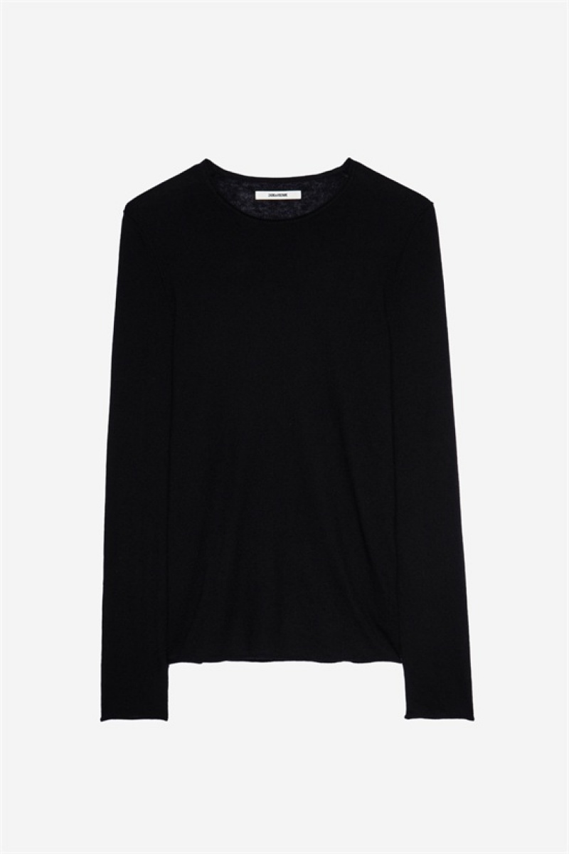 Zadig And Voltaire Teiss Cashmere Sweater Black | ZV-255768