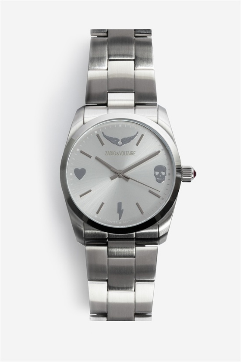 Zadig And Voltaire Time2love Watch Silver | ZV-255854