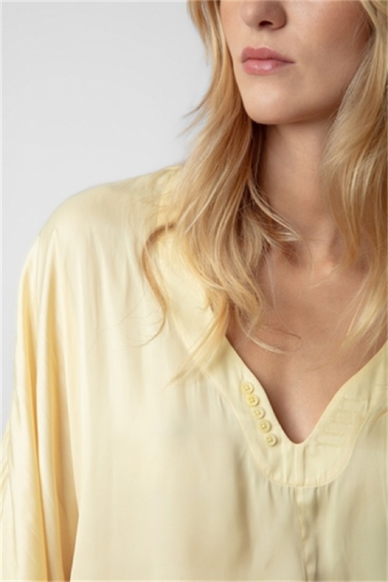 Zadig And Voltaire Tonastir Satin Blouse Shea | ZV-256308