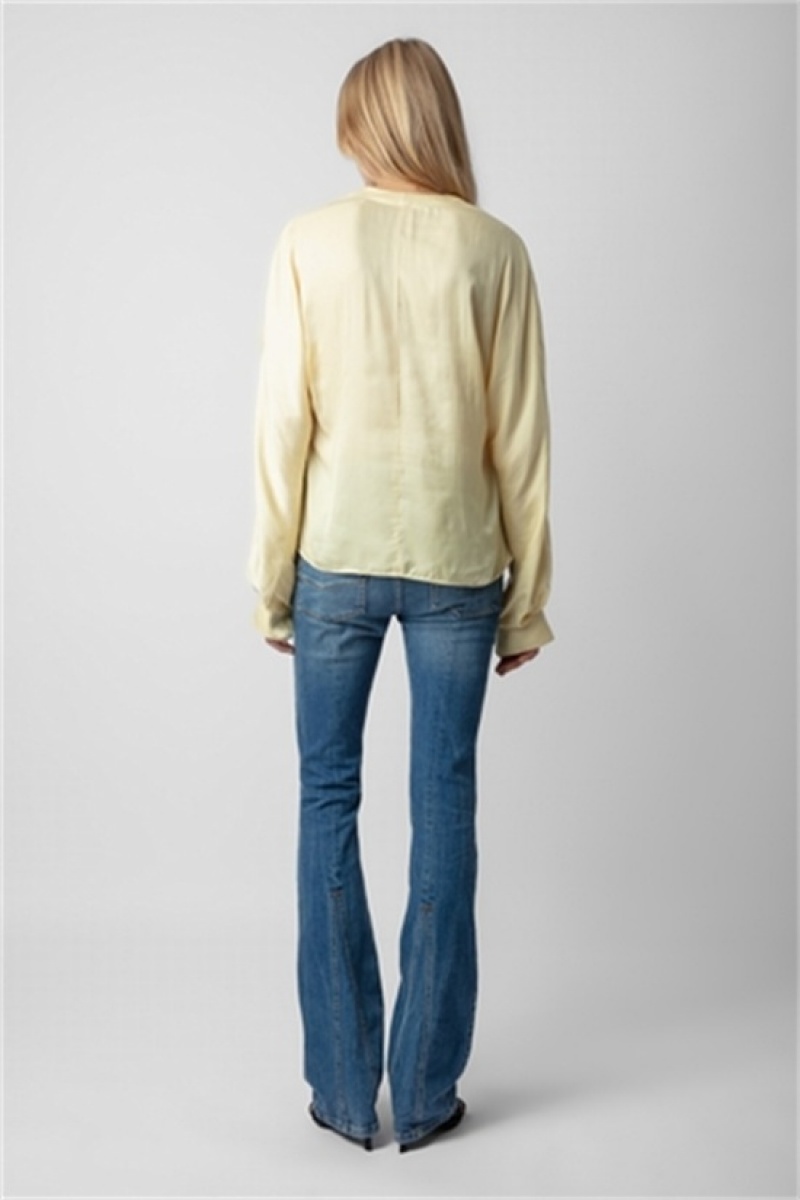 Zadig And Voltaire Tonastir Satin Blouse Shea | ZV-256308