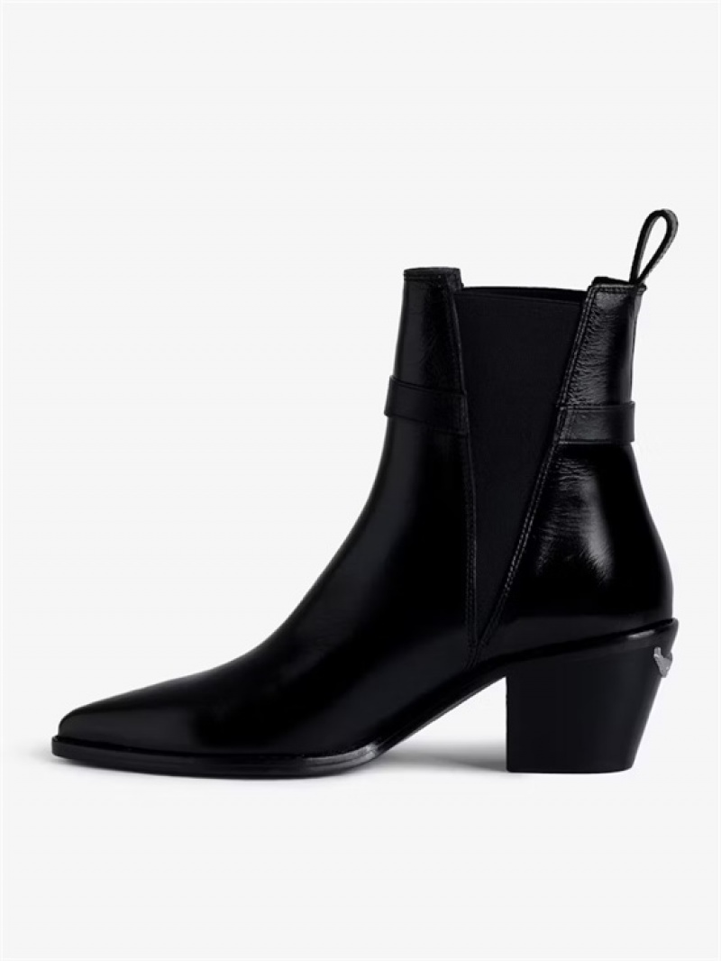 Zadig And Voltaire Tyler Ankle Boots Black | ZV-255659