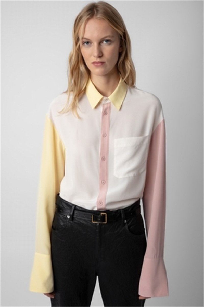 Zadig And Voltaire Tyrone Shirt Petale | ZV-256321