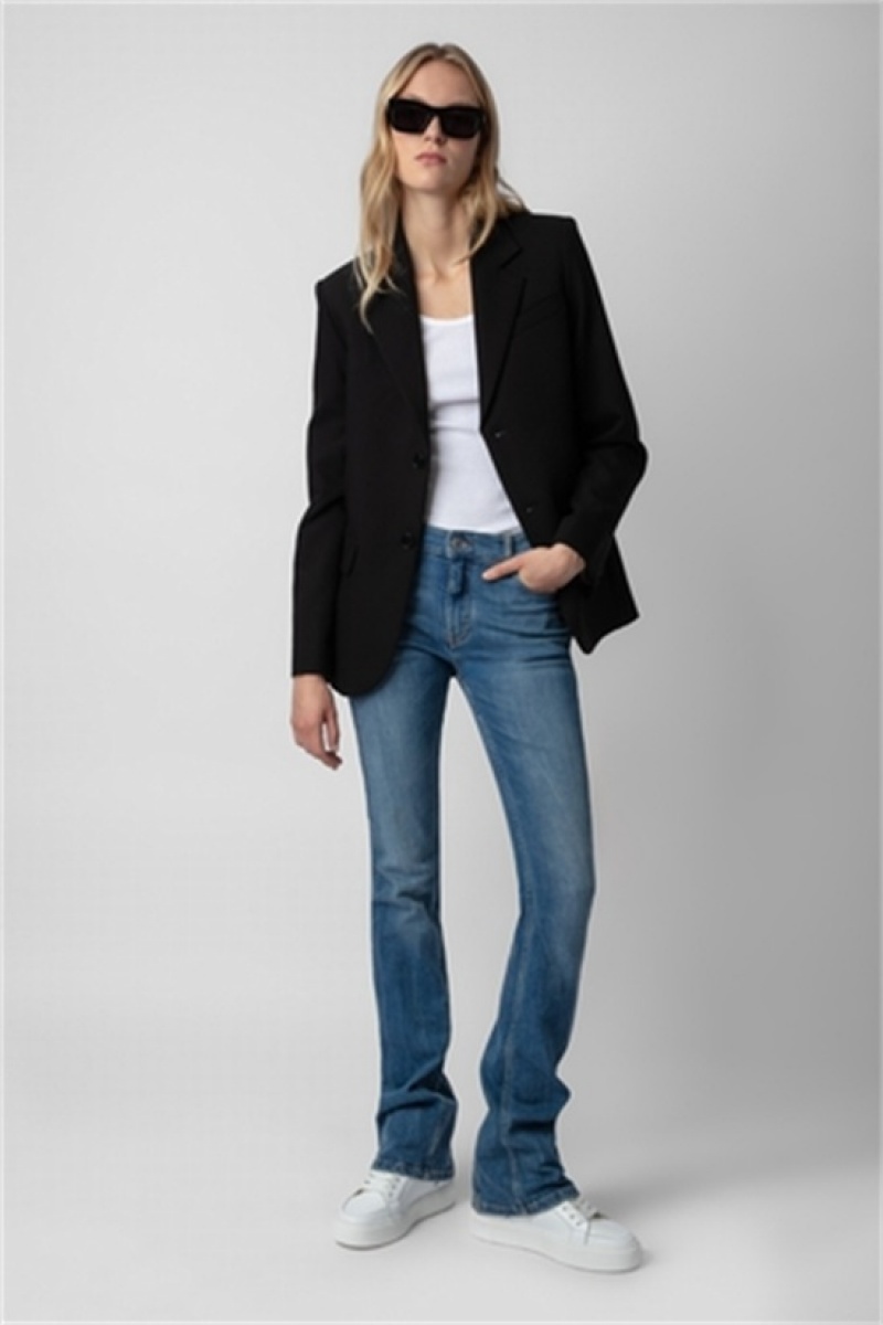 Zadig And Voltaire Vanille Mon Amour Blazer Noir | ZV-256359