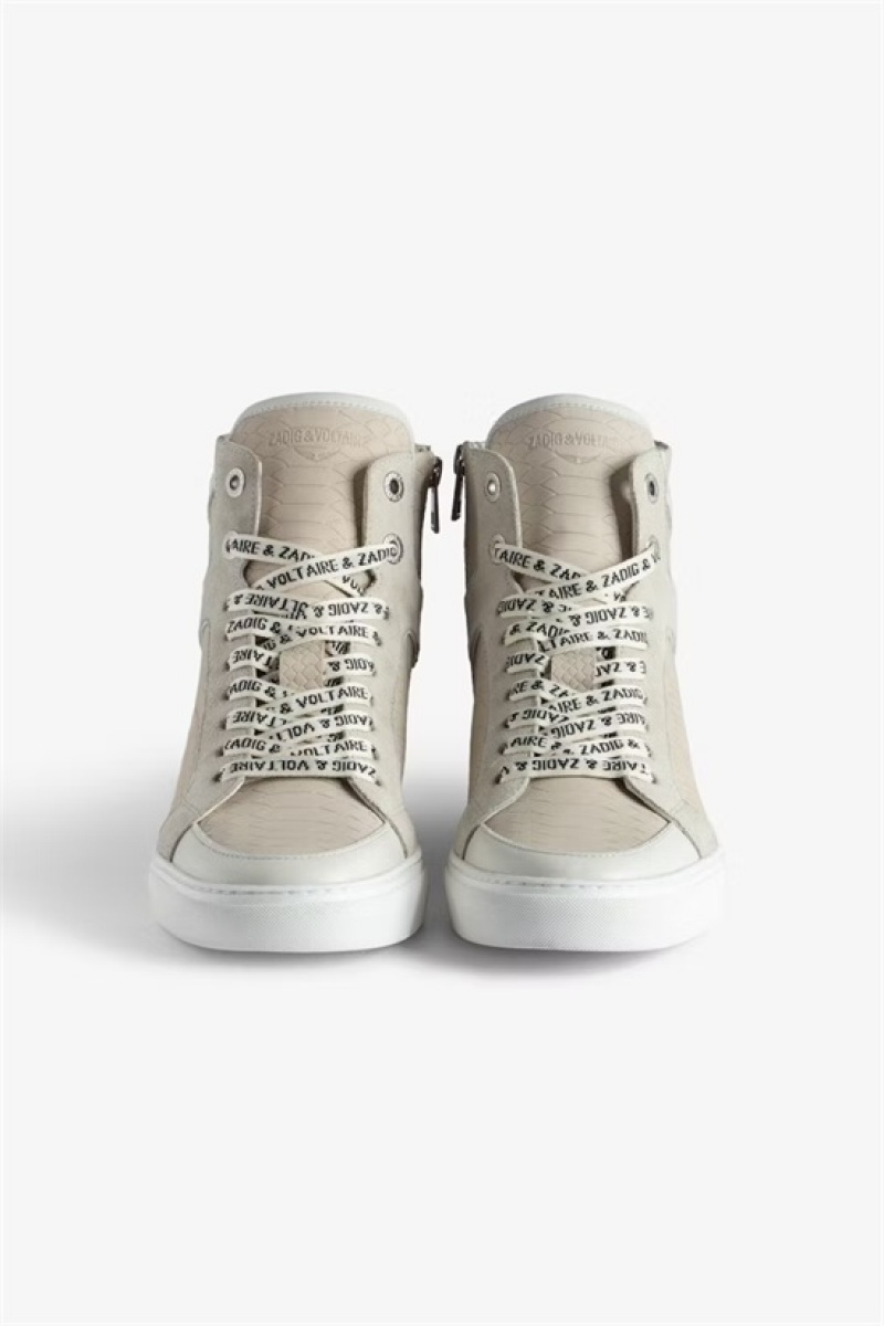 Zadig And Voltaire ZV1747 High Flash Sneakers Flash | ZV-255667