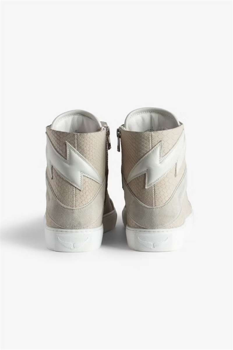 Zadig And Voltaire ZV1747 High Flash Sneakers Flash | ZV-255667