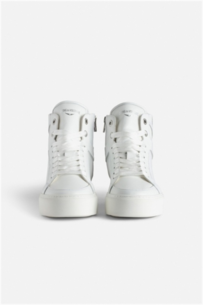 Zadig And Voltaire Zv1747 High Chunky Sneakers White | ZV-255775