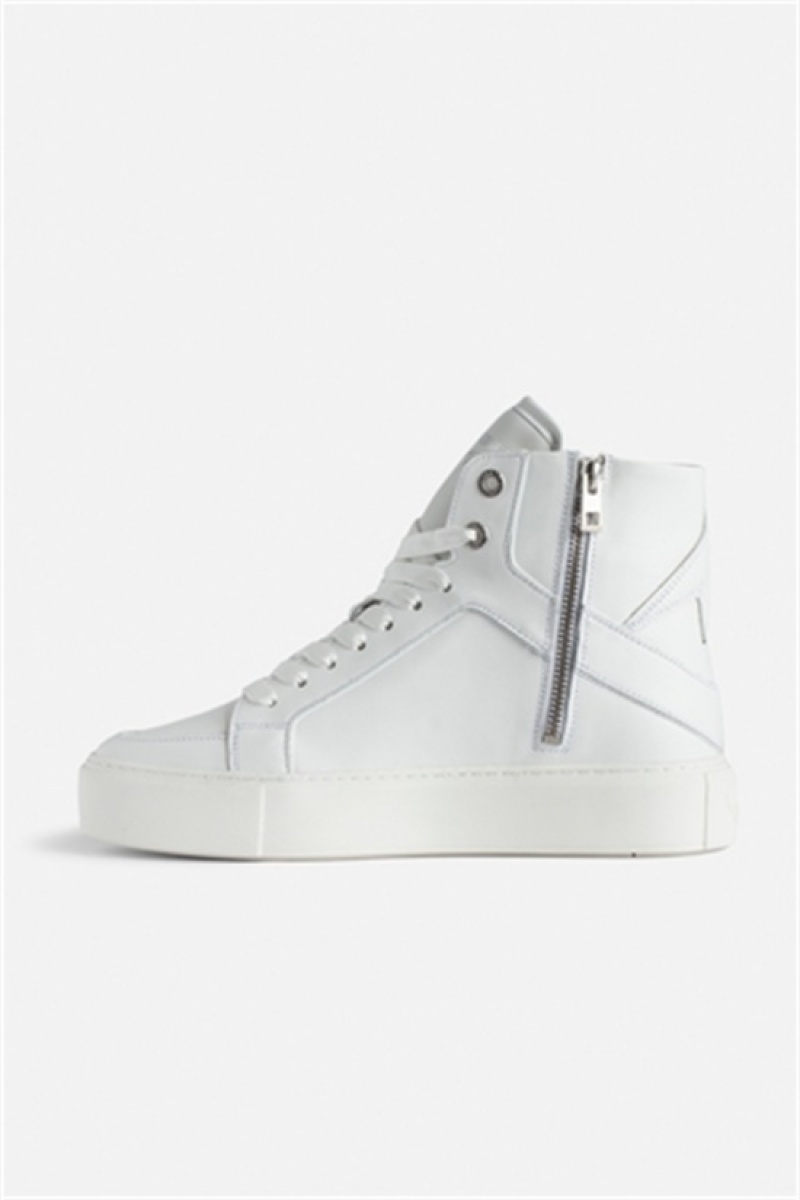 Zadig And Voltaire Zv1747 High Chunky Sneakers White | ZV-255775