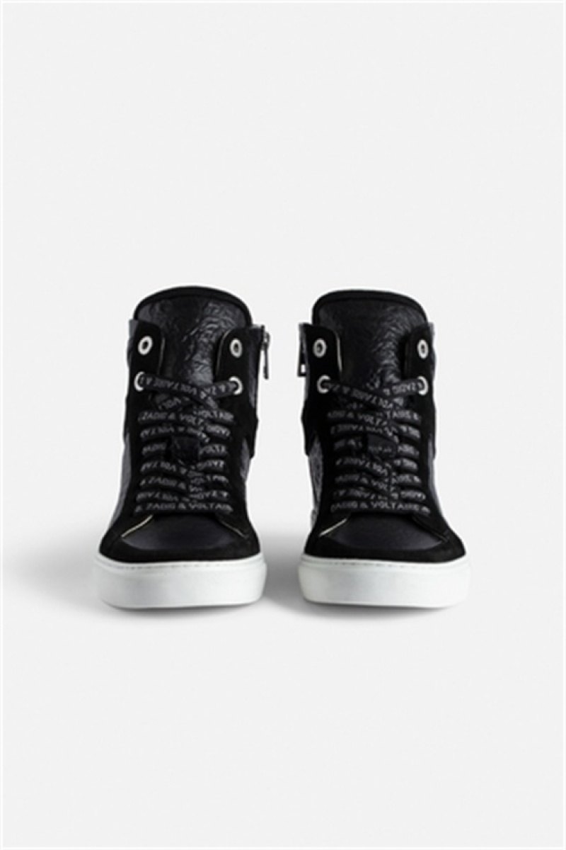 Zadig And Voltaire Zv1747 High High-top Trainers Black | ZV-255774