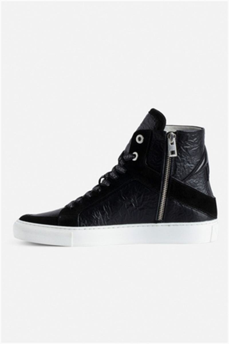 Zadig And Voltaire Zv1747 High High-top Trainers Black | ZV-255774